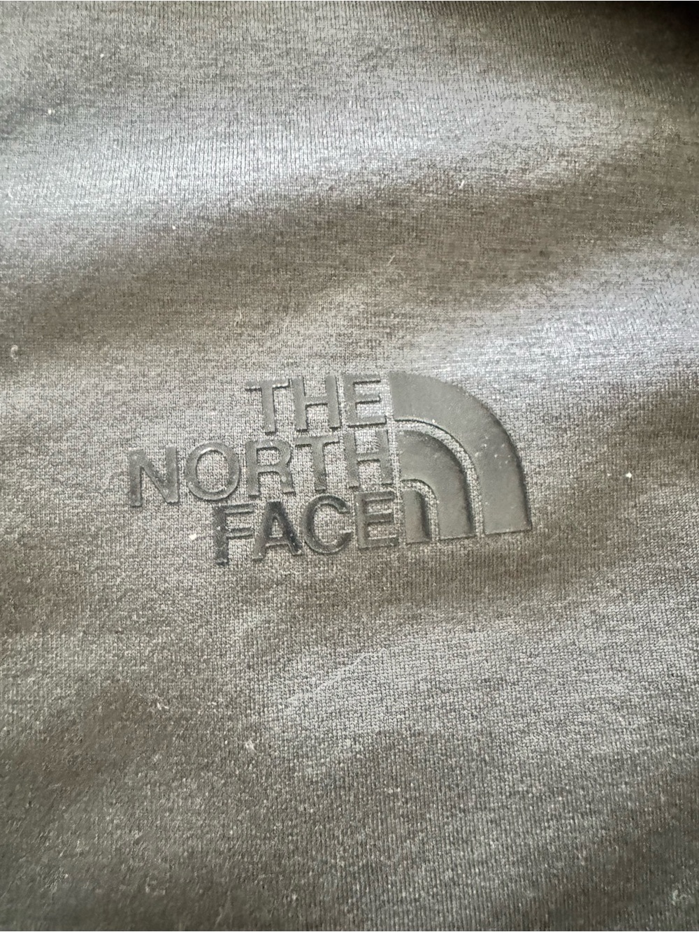 The North Face Men's Charcoal Raised Logo Crew Sweatshirt